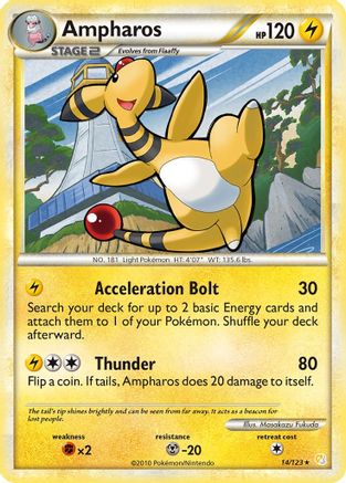 Ampharos (14/123) [HeartGold & SoulSilver: Base Set] - Trinity Hobby