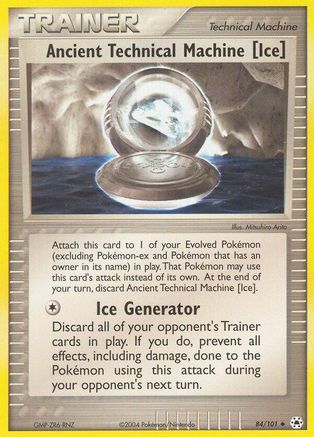 Ancient Technical Machine [Ice] (84/101) [EX: Hidden Legends] - Trinity Hobby
