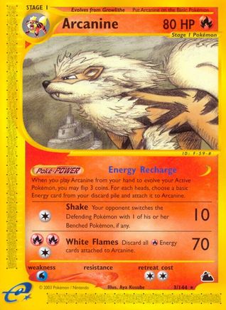 Arcanine (3/144) [Skyridge] - Trinity Hobby