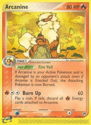 Arcanine (15/100) [EX: Sandstorm] - Trinity Hobby