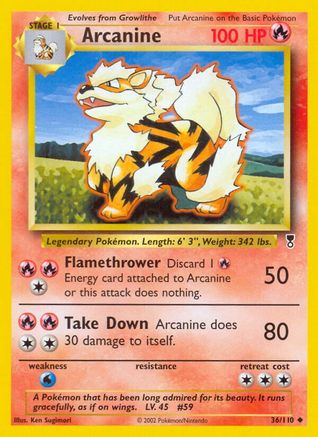 Arcanine (36/110) [Legendary Collection] - Trinity Hobby