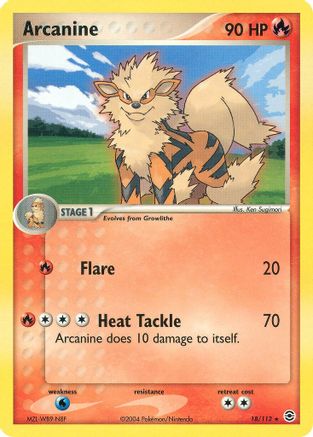 Arcanine (18/112) [EX: FireRed & LeafGreen] - Trinity Hobby
