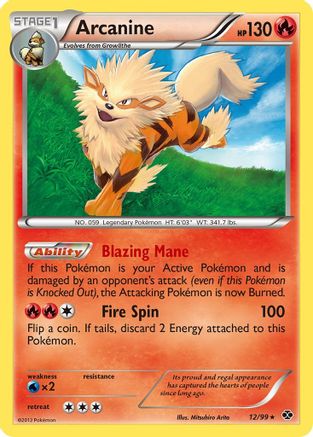 Arcanine (12/99) [Black & White: Next Destinies] - Trinity Hobby