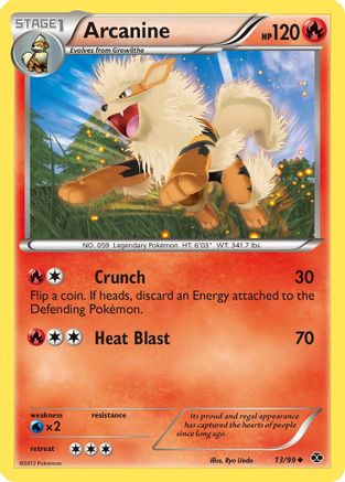 Arcanine (13/99) [Black & White: Next Destinies] - Trinity Hobby