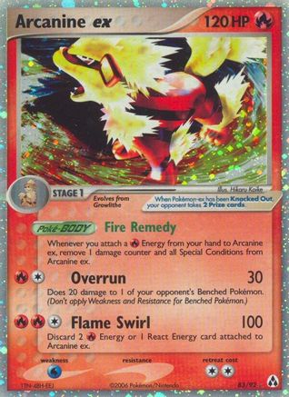 Arcanine ex (83/92) [EX: Legend Maker] - Trinity Hobby