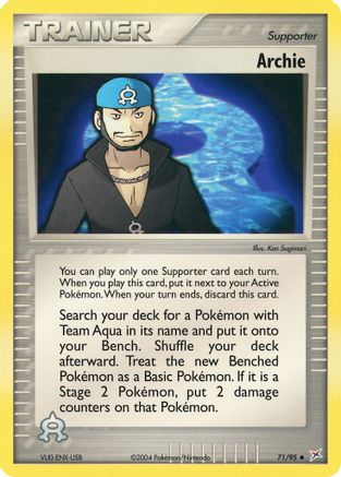 Archie (71/95) [EX: Team Magma vs Team Aqua] - Trinity Hobby