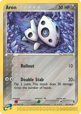 Aron (25/109) [EX: Ruby & Sapphire] - Trinity Hobby