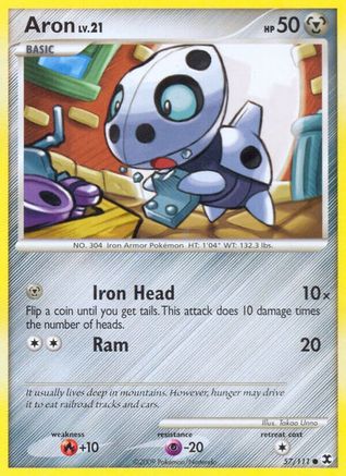 Aron (57/111) [Platinum: Rising Rivals] - Trinity Hobby