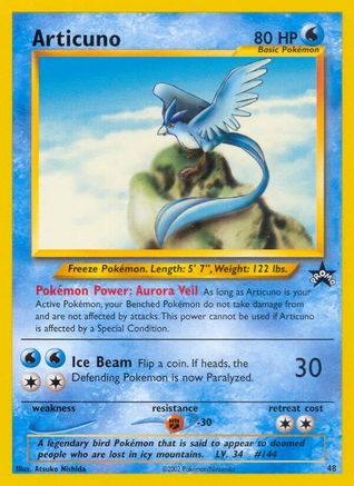 Articuno (48) [Wizards of the Coast: Black Star Promos] - Trinity Hobby