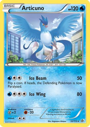 Articuno (32/113) [Black & White: Legendary Treasures] - Trinity Hobby