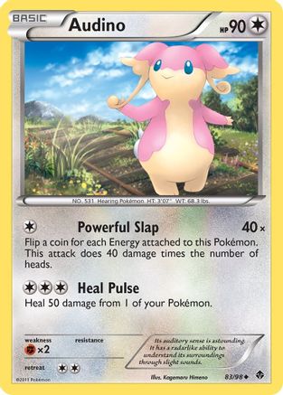 Audino (83/98) [Black & White: Emerging Powers] - Trinity Hobby