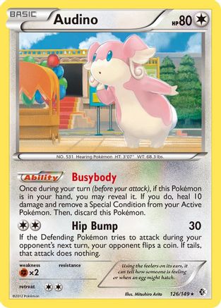 Audino (126/149) [Black & White: Boundaries Crossed] - Trinity Hobby