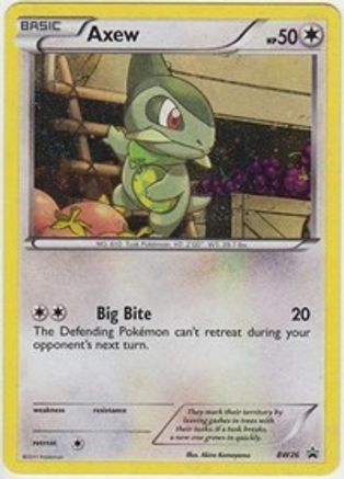 Axew (BW26) [Black & White: Black Star Promos] - Trinity Hobby