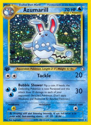 Azumarill (2/111) [Neo Genesis 1st Edition] - Trinity Hobby