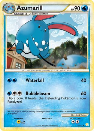 Azumarill (2/123) [HeartGold & SoulSilver: Base Set] - Trinity Hobby