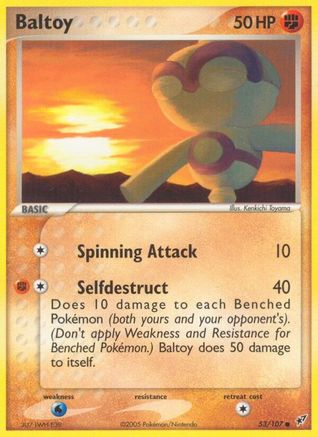 Baltoy (53/107) (Stamped) [EX: Deoxys] - Trinity Hobby