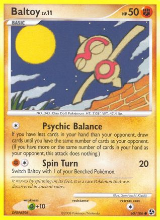 Baltoy (60/106) [Diamond & Pearl: Great Encounters] - Trinity Hobby