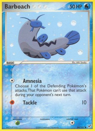 Barboach (54/107) (Stamped) [EX: Deoxys] - Trinity Hobby