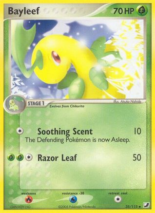 Bayleef (35/115) [EX: Unseen Forces] - Trinity Hobby