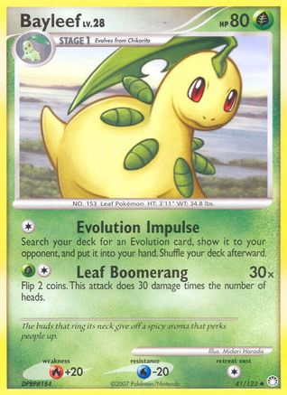 Bayleef (41/123) [Diamond & Pearl: Mysterious Treasures] - Trinity Hobby