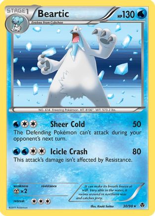 Beartic (30/98) [Black & White: Emerging Powers] - Trinity Hobby