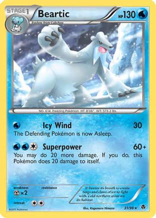 Beartic (31/98) [Black & White: Emerging Powers] - Trinity Hobby