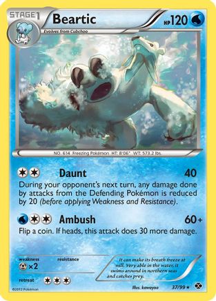 Beartic (37/99) [Black & White: Next Destinies] - Trinity Hobby