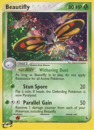 Beautifly (2/109) [EX: Ruby & Sapphire] - Trinity Hobby