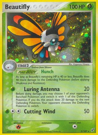 Beautifly (2/107) (Stamped) [EX: Deoxys] - Trinity Hobby