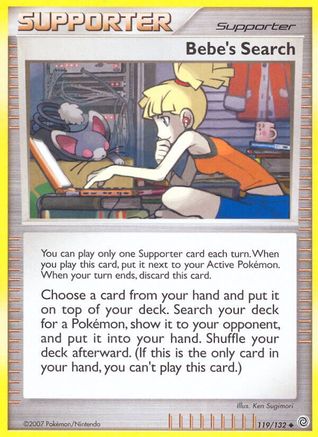 Bebe's Search (119/132) [Diamond & Pearl: Secret Wonders] - Trinity Hobby