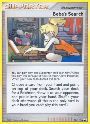 Bebe's Search (89/111) [Platinum: Rising Rivals] - Trinity Hobby