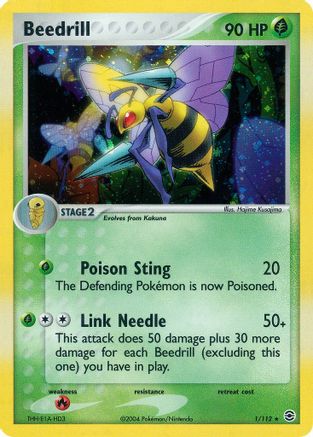 Beedrill (1/112) [EX: FireRed & LeafGreen] - Trinity Hobby