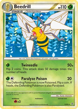 Beedrill (12/95) [HeartGold & SoulSilver: Unleashed] - Trinity Hobby