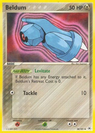 Beldum (28/101) [EX: Hidden Legends] - Trinity Hobby