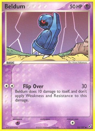 Beldum (55/107) (Stamped) [EX: Deoxys] - Trinity Hobby