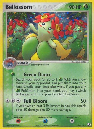 Bellossom (3/115) [EX: Unseen Forces] - Trinity Hobby