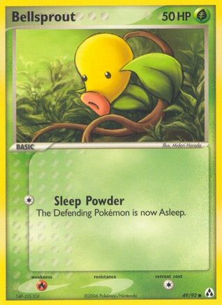 Bellsprout (49/92) (Stamped) [EX: Legend Maker] - Trinity Hobby