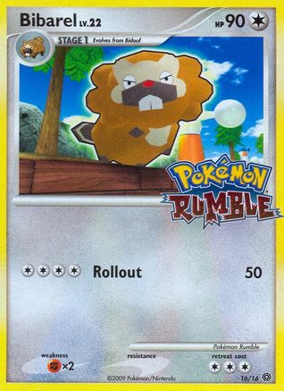 Bibarel (16/16) [Pokémon Rumble] - Trinity Hobby