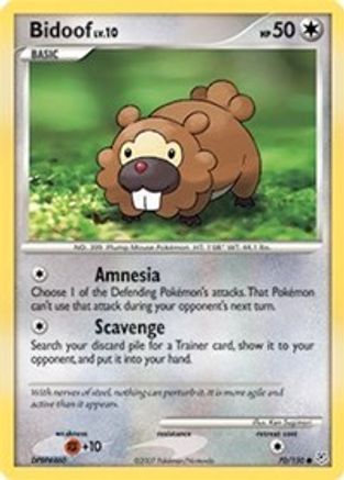 Bidoof (70/130) [Diamond & Pearl: Base Set] - Trinity Hobby