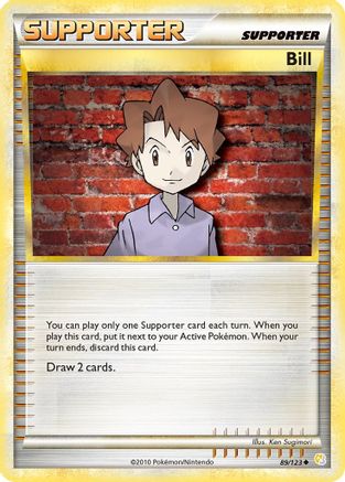 Bill (89/123) [HeartGold & SoulSilver: Base Set] - Trinity Hobby