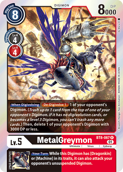 MetalGreymon [BT8-067] [Nouvel éveil] 