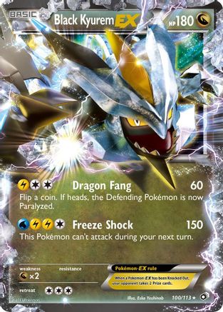 Black Kyurem EX (100/113) [Black & White: Legendary Treasures] - Trinity Hobby