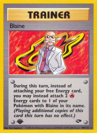 Blaine (100/132) [Gym Challenge Unlimited] - Trinity Hobby