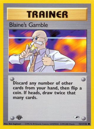 Blaine's Gamble (121/132) [Gym Heroes Unlimited] - Trinity Hobby