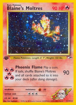 Blaine's Moltres (1/132) [Gym Heroes 1st Edition] - Trinity Hobby