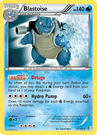 Blastoise (31/149) [Black & White: Boundaries Crossed] - Trinity Hobby