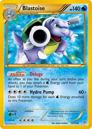Blastoise (137/135) [Black & White: Plasma Storm] - Trinity Hobby