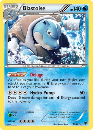 Blastoise (16/101) [Black & White: Plasma Blast] - Trinity Hobby