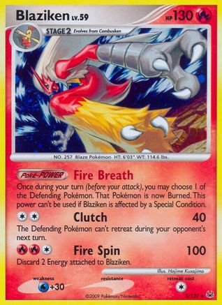 Blaziken (3/127) [Platinum: Base Set] - Trinity Hobby
