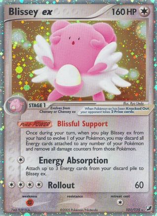 Blissey ex (101/115) [EX: Unseen Forces] - Trinity Hobby